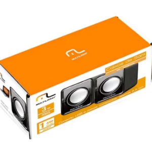 Caixa de som 3w rms mini preta SP144 Multilaser CX 1 UN